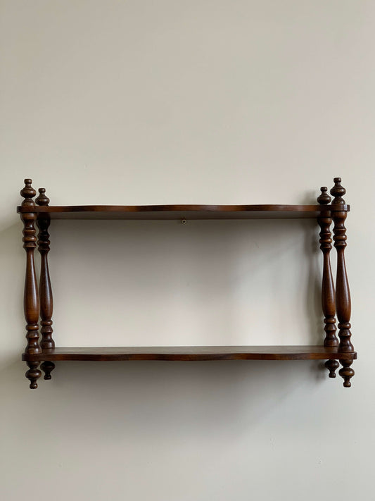 French antique two-tiered shelf