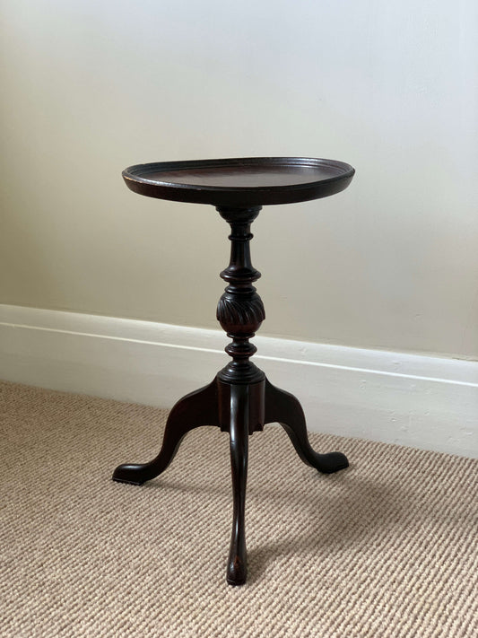 Small vintage circular occasional table