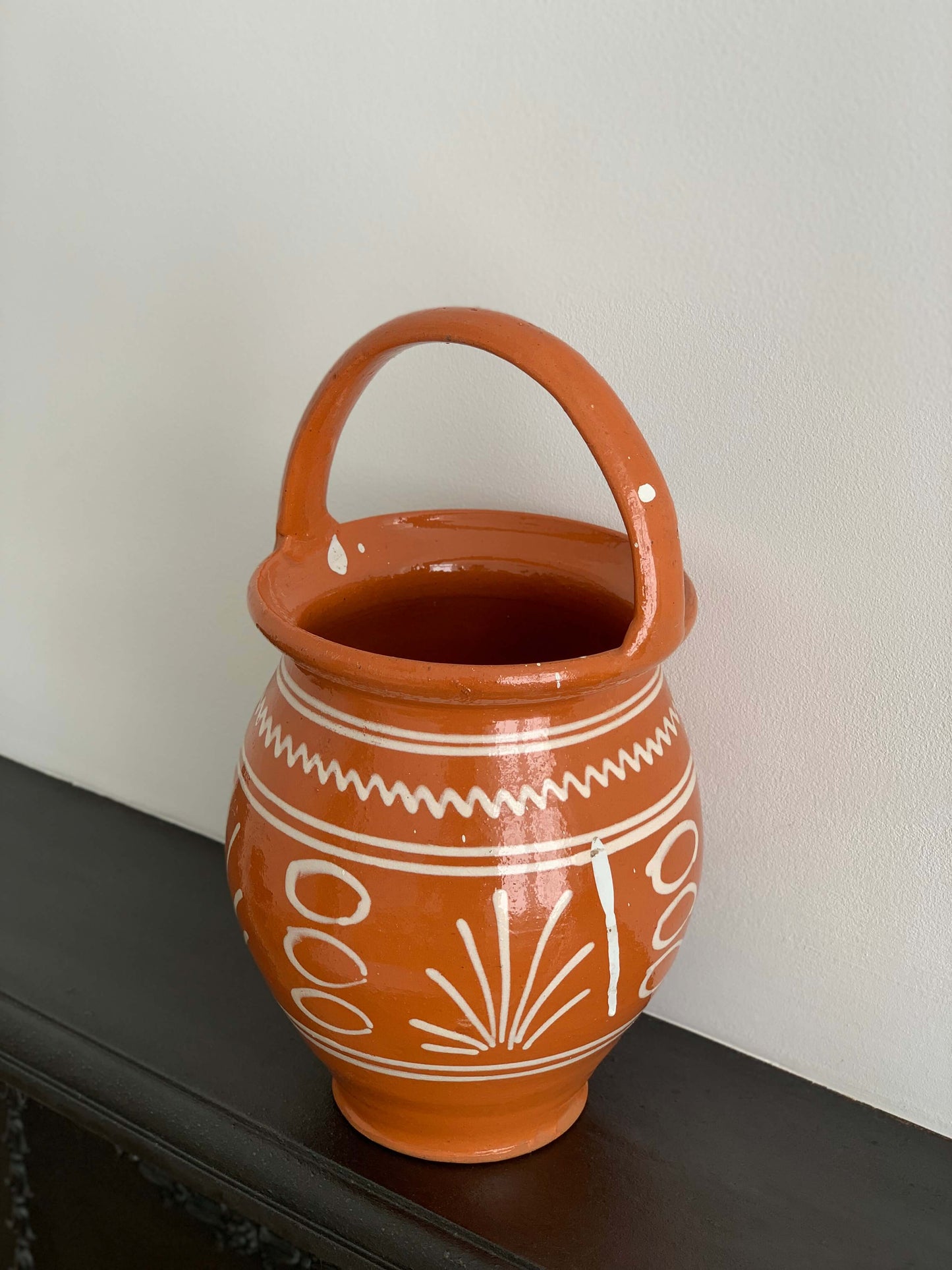 Vintage Hungarian hand-painted vase