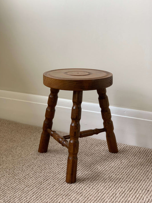 Circular French vintage stool