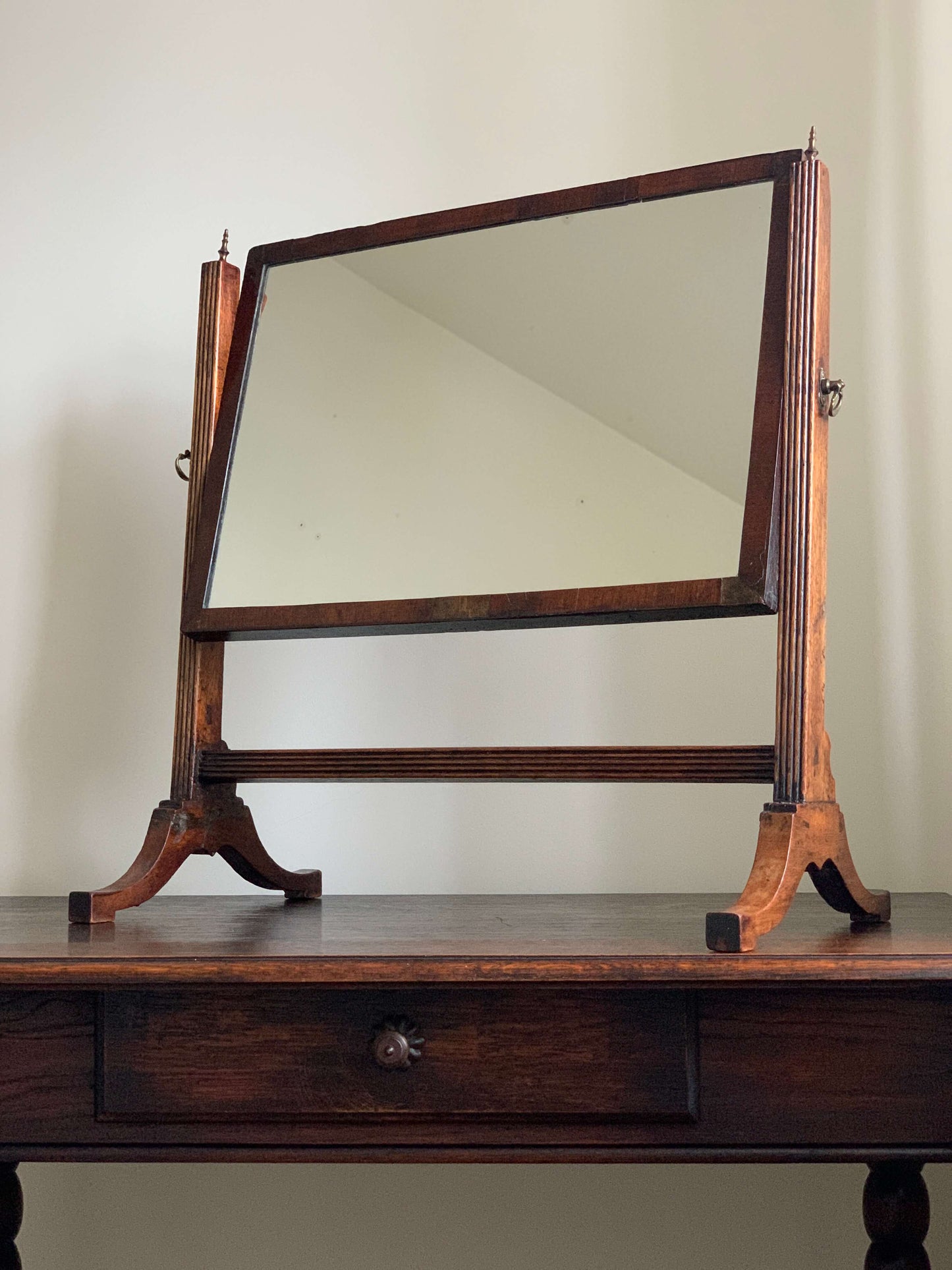 Antique regency style dressing table mirror