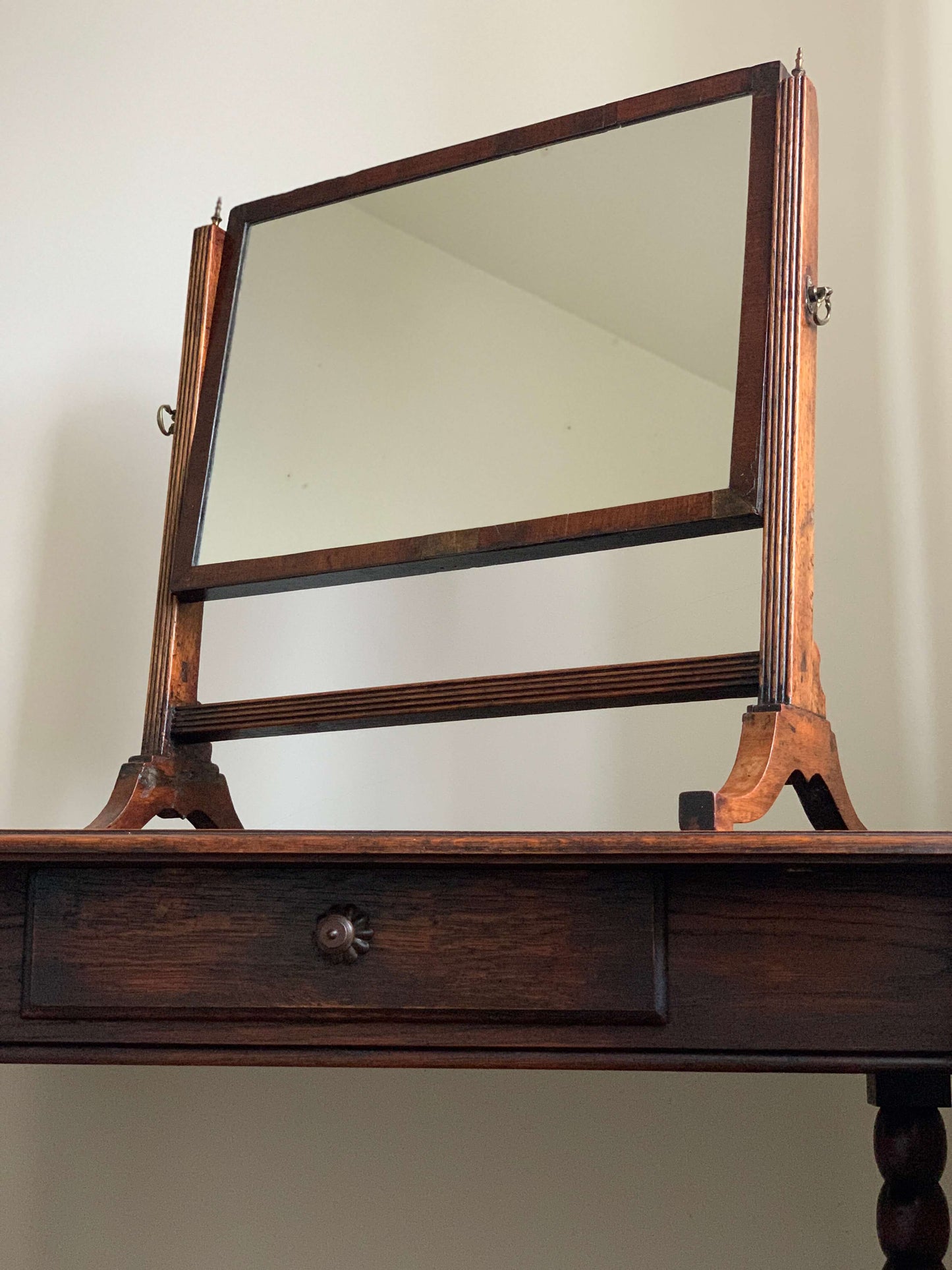 Antique regency style dressing table mirror