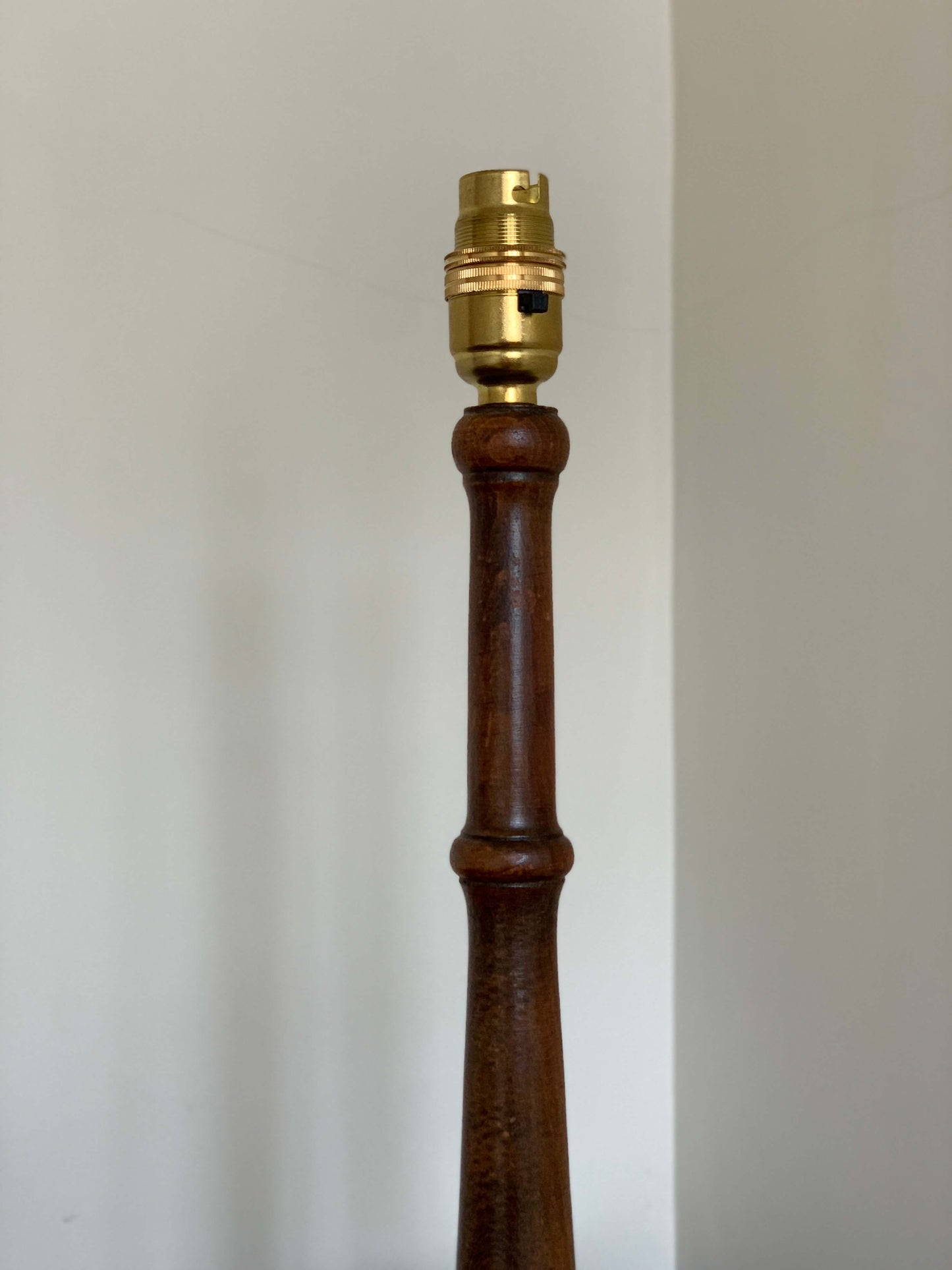 Antique faux bamboo table lamp