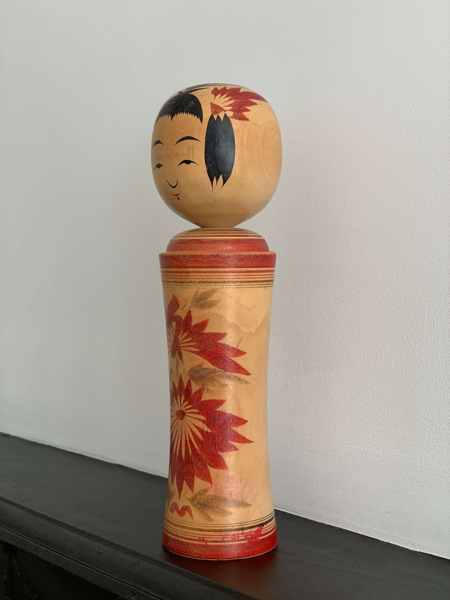 Vintage cherry wood Kokeshi doll